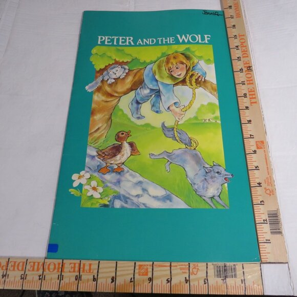 Peter and the Wolf BIG BOOK (almost 2 feet tall) Classroom Size - Picture 2 of 10